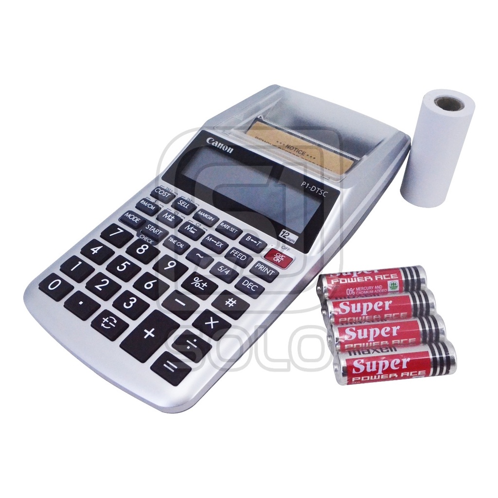

Kalkulator CANON P1-DTSC Calculator Printing 12 Digit P1 DTSC II