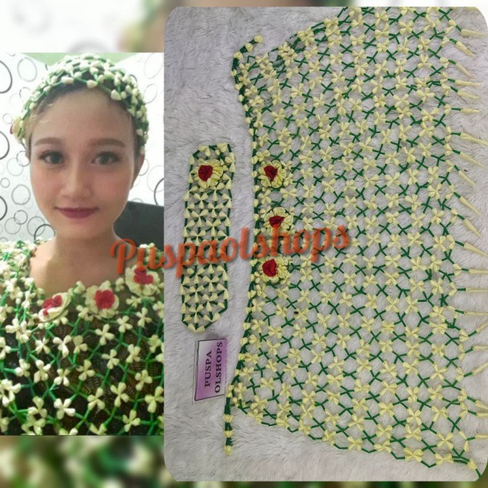 Bunga Pengantin Palsu - Melati Ronce Siraman Imitasi