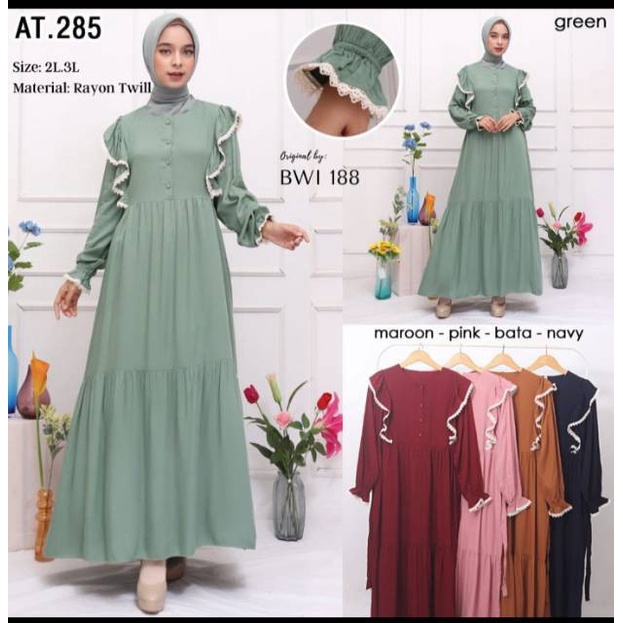 Gamis Katun Rayon Twil BWI 188