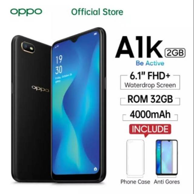 Oppo A1K ram 2/32 Garansi Resmi Erafone