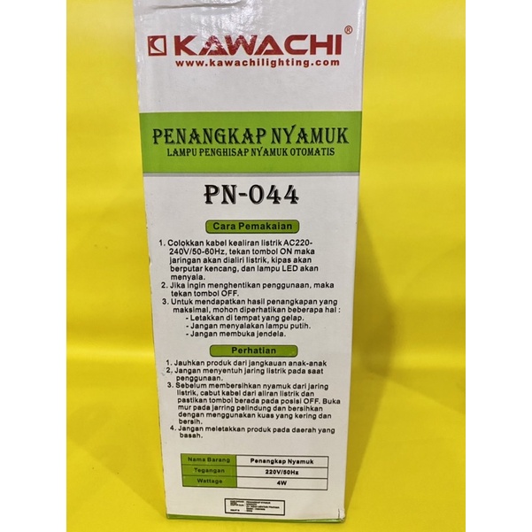 perangkap nyamuk elektrik kawachi / alat pembunuh serangga / perangkap serangga elektrik led