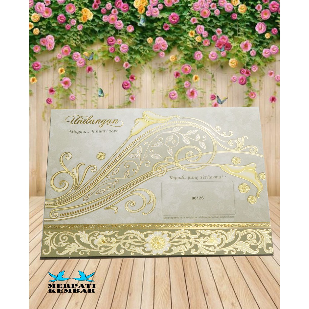 Undangan Pernikahan / undangan Khitan / Undangan Murah / Erba 88126