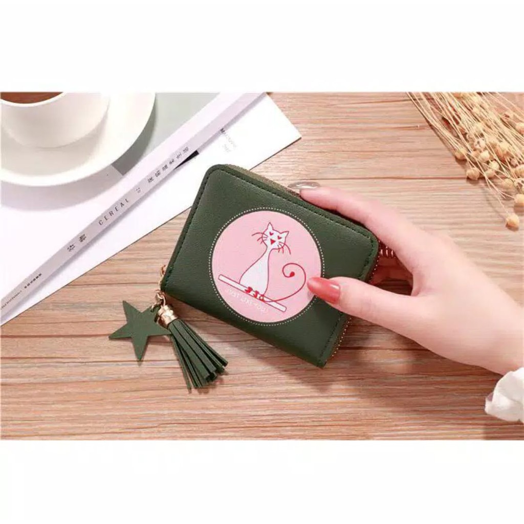 *ALIBABA1688*COD DOMPET WANITA D06 DOVE KELLY BELLY MINI GRACE KOREAN FASHION TRENDY FASHION WALLET