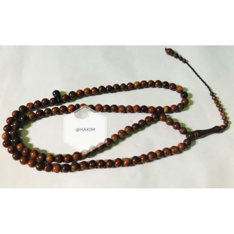 tasbih kayu kaukah 100% asli