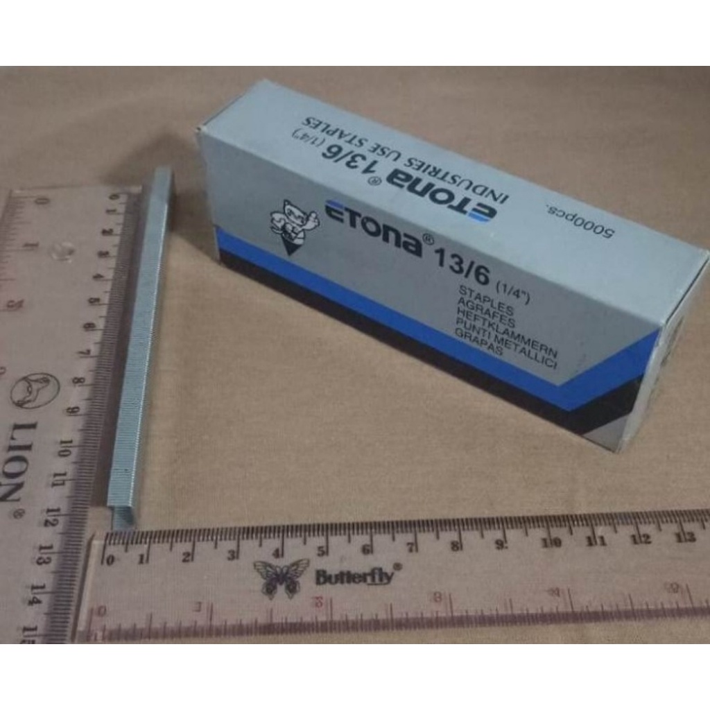 

Etona isi Steples Tembak 13/6 isi Gun Tacker