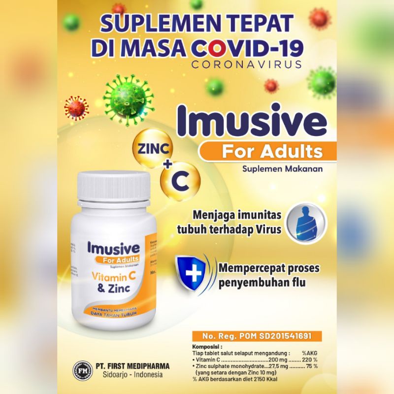 Imusive Vitamin C dan Zinc
