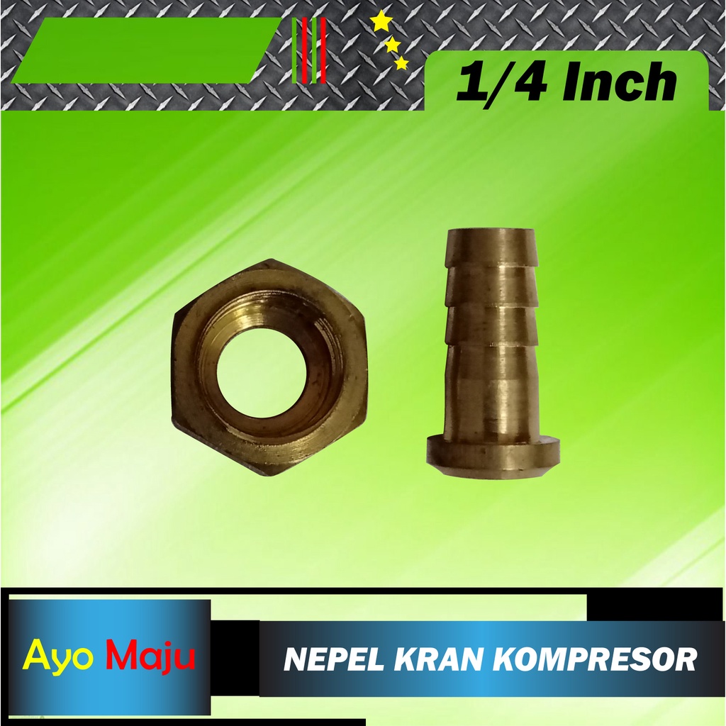 Nepel Selang Angin Spray Gun 1/4" Nepel Kran Kompressor