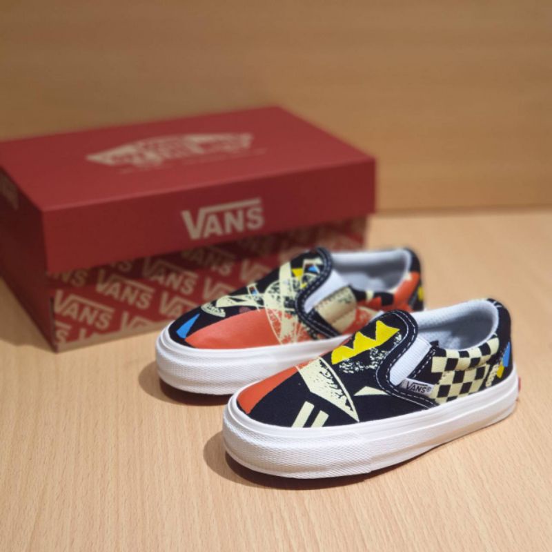 SEPATU VANS SLIP ON ANAK MOMA HITAM PREMIUM HIGH QUALITY SEPATU ANAK ANAK SLIP ON SEPATU ANAK LAKI LAKI