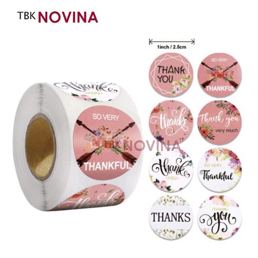 

[KODE 21] Stiker Thank You / Label Segel Thank You (10 pcs) 5.0