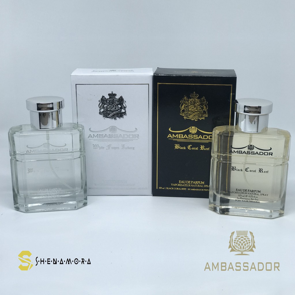 Ambasador Parfum Pria | Black and White 125 ml