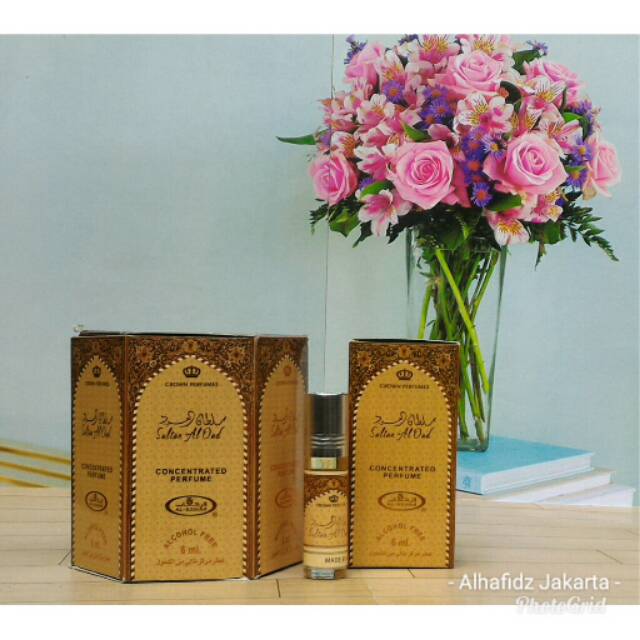 Parfum Al Rehab Sultan Al Oud 6pcs Minyak Wangi Al Rehab Sultan Al Oud Original