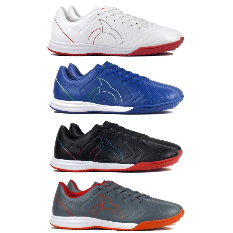 Sepatu Futsal Ortuseight Forte OROCHI IN - White Royal Blue Dark Grey Original Ortus