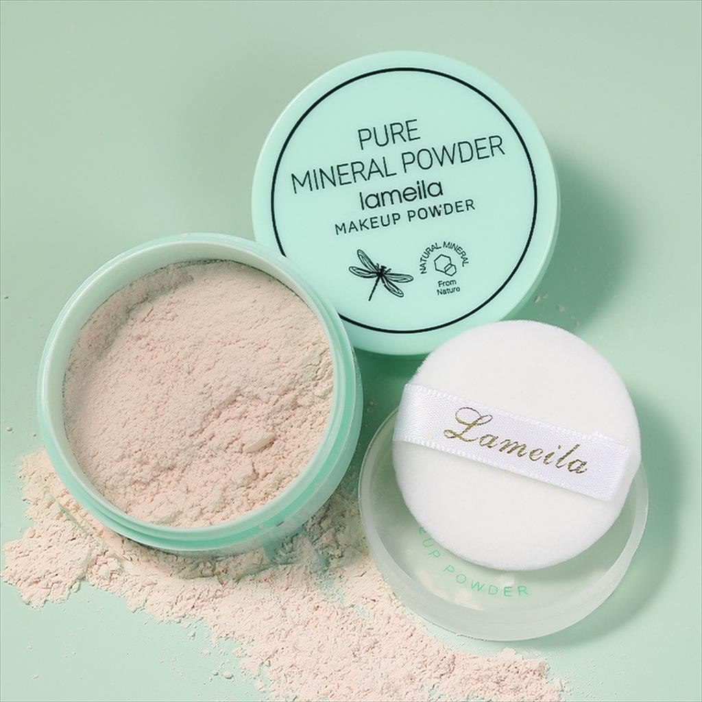 LAMEILA PURE MINERAL POWDER MAKEUP POWDER / BEDAK TABUR