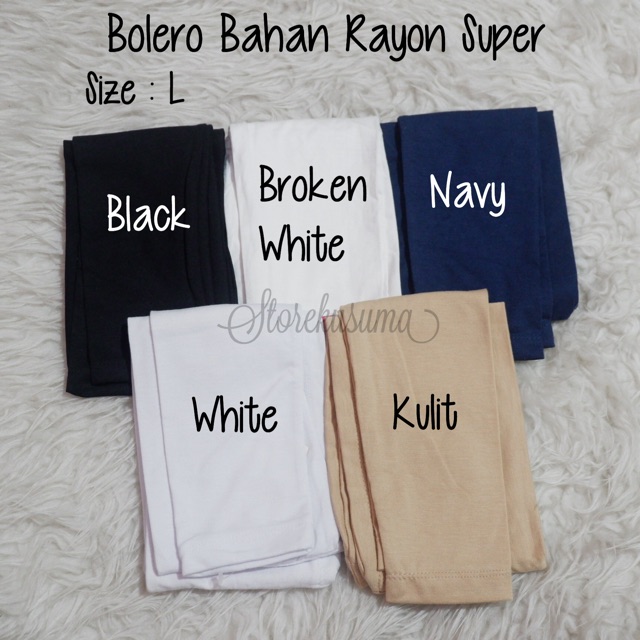 Manset Sambung Bolero Bahan Rayon Spandek Premium