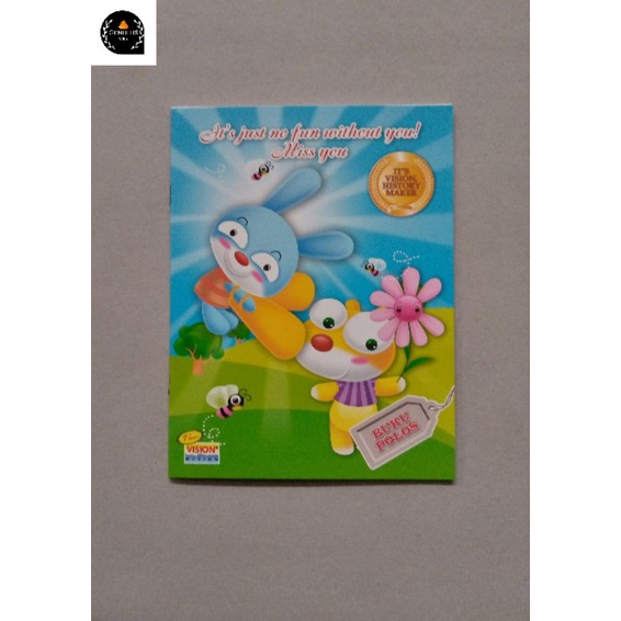 BUKU GAMBAR A5 VISION 38 LEMBAR  - BUKU GAMBAR POLOS 1 PAK ISI 10 BUKU