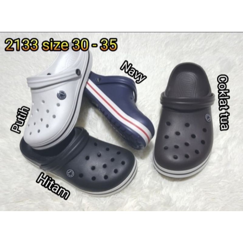 Sepatu sandal baim jelly karet import luofu 2133