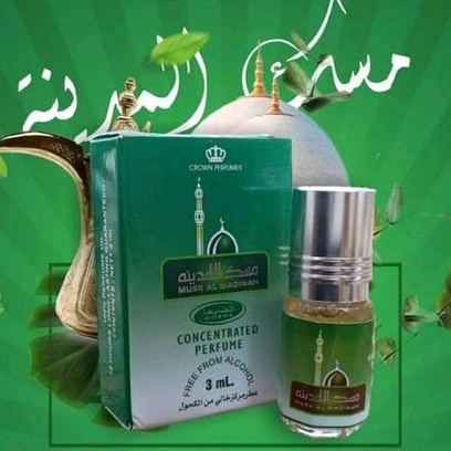 MUSK AL MADINAH Parfum DOBHA Kemasan 3ml Roll On Non Alkohol