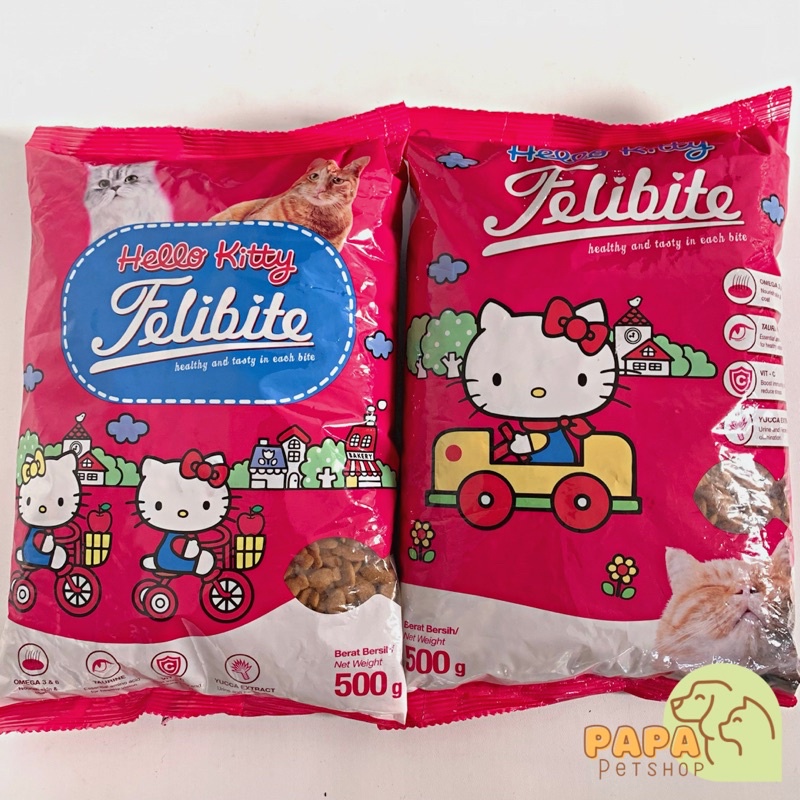 Felibite 500gr makanan kucing dry food murah berkualitas pakan anabul