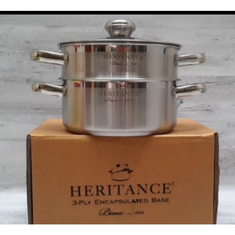 Bima steamer sauce pot 20cm heritance /panci kukus 20cm BP121520