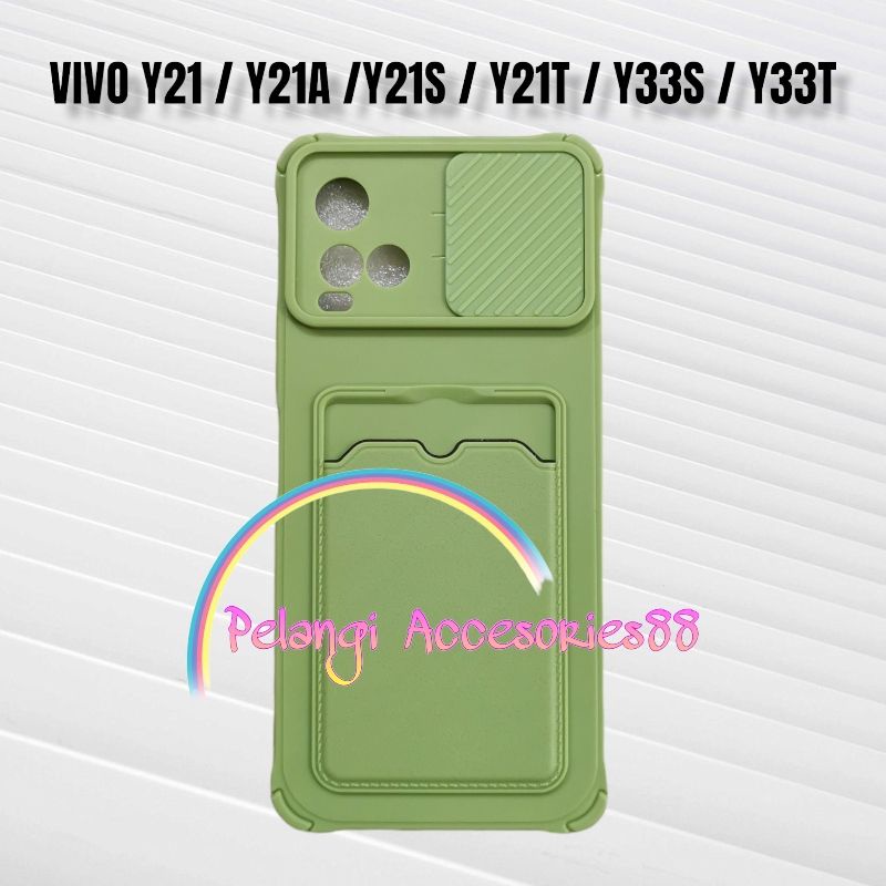 CASE VIVO Y21 / Y21S / Y33S / Y21T / Y21A / Y33T CASE SOFTCASE SLEDING WARNA WARNI