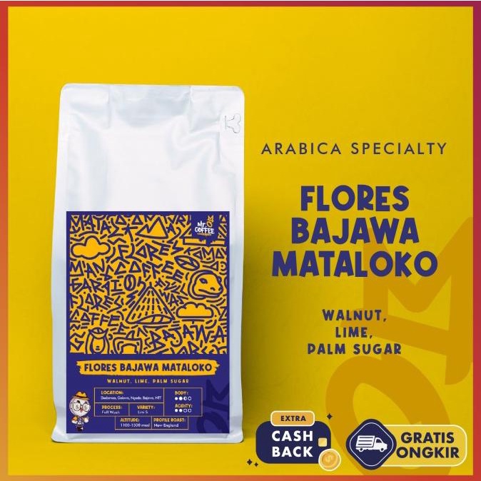 

Kopi Arabika Flores Bajawa Golewa Mataloko Specialty 500g -Diskon Besar