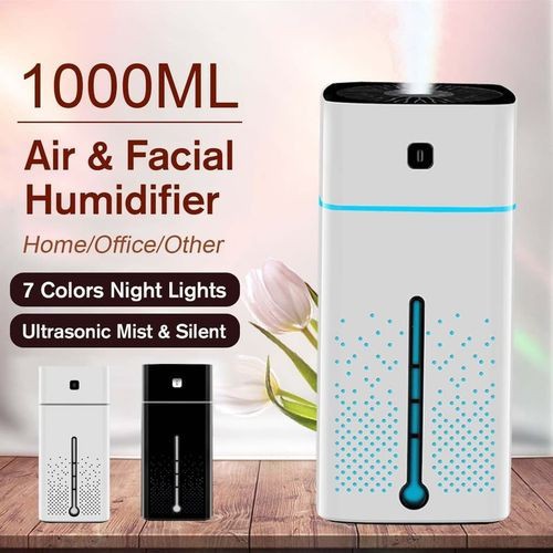 1000ML HUMIDIFIER DIFFUSER Aroma Terapi Essential oil Pengharum Ruangan pelembab Air purifier 10-DIFF 11 1000ML PUTIH