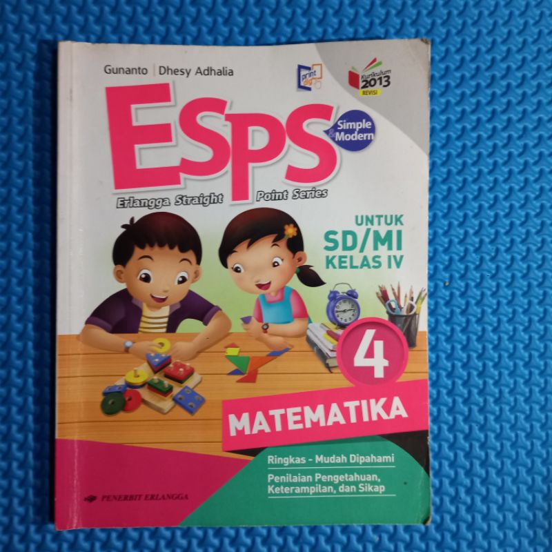 

BUKU ESPS MATEMATIKA KELAS 3, 4, 5, 6 ORIGINAL (BEKAS)