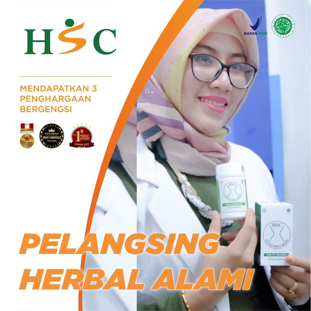 HSC pelangsing HSC herbal slim capsule HSC pelangsing herbal pelangsing perut pelangsing badan