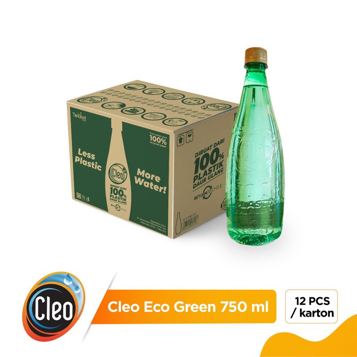

Cleo Eco Green 750ml x 12 Botol KHUSUS SAMEDAY / INSTANT