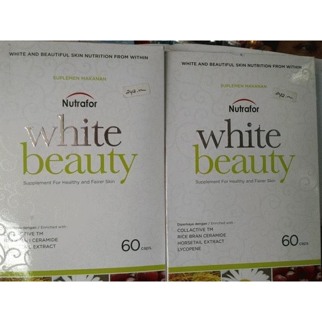 14 Hari Kulit Cerah, Putih, Kencang- Nutrafor White Beauty 60 Kapsul Best Quality