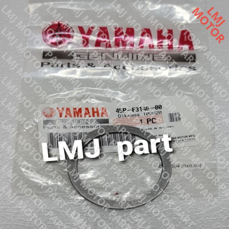 (100% ORI ) WASHER OIL SEAL RING SHOCK DEPAN BYSON KARBU FI INJEKSI YGP 45P-F3146- Elegan