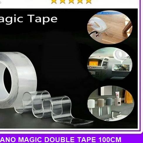 

HOT SALE!! KODE-770 Nano Magic Double Tape 100cm Grip Tape Isolasi Acrylic