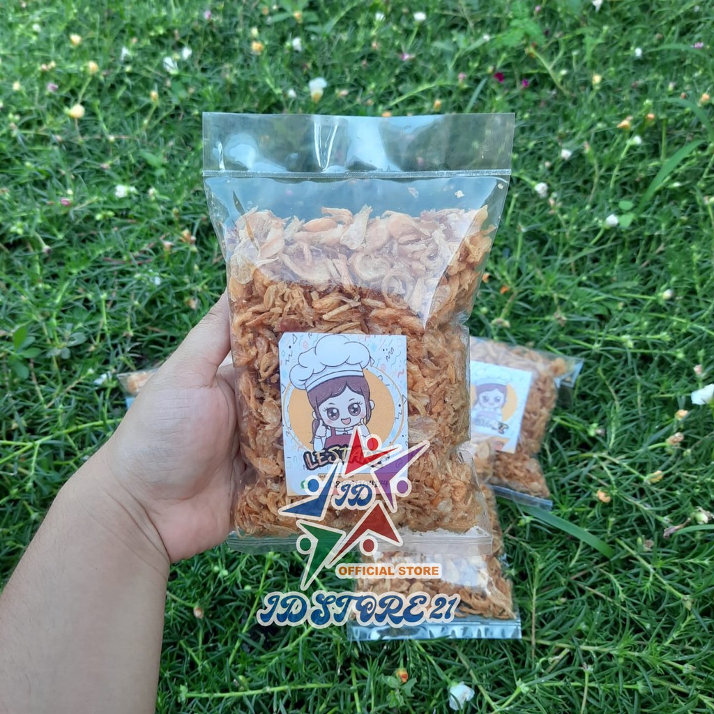 BAWANG GORENG LESTARI 50 GRAM TANPA CAMPUR TEPUNG HALAL