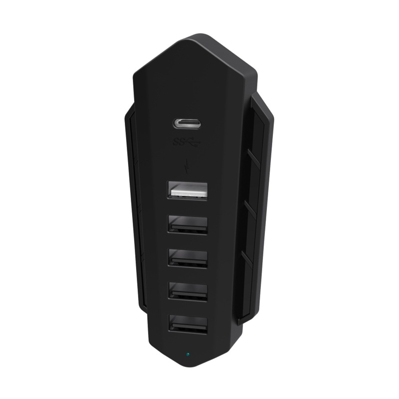 Btsg Adapter Ekstensi Hub USB, 6port, High Speed Splitter Untuk