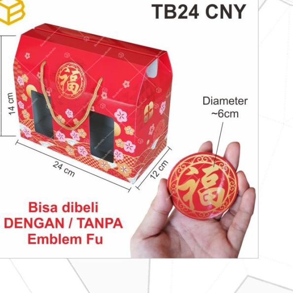 

❇ Box Toples Kue Kering Packaging Imlek Sincia CNY Hampers | TB24 CNY - TANPA EMBLEM ♦