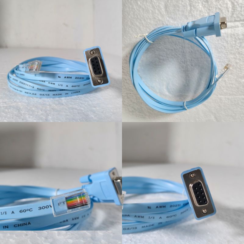 KABEL LAN TO SERIAL DB9 FEMALE Cisco console konektor RJ 46 RS232 6 Meter