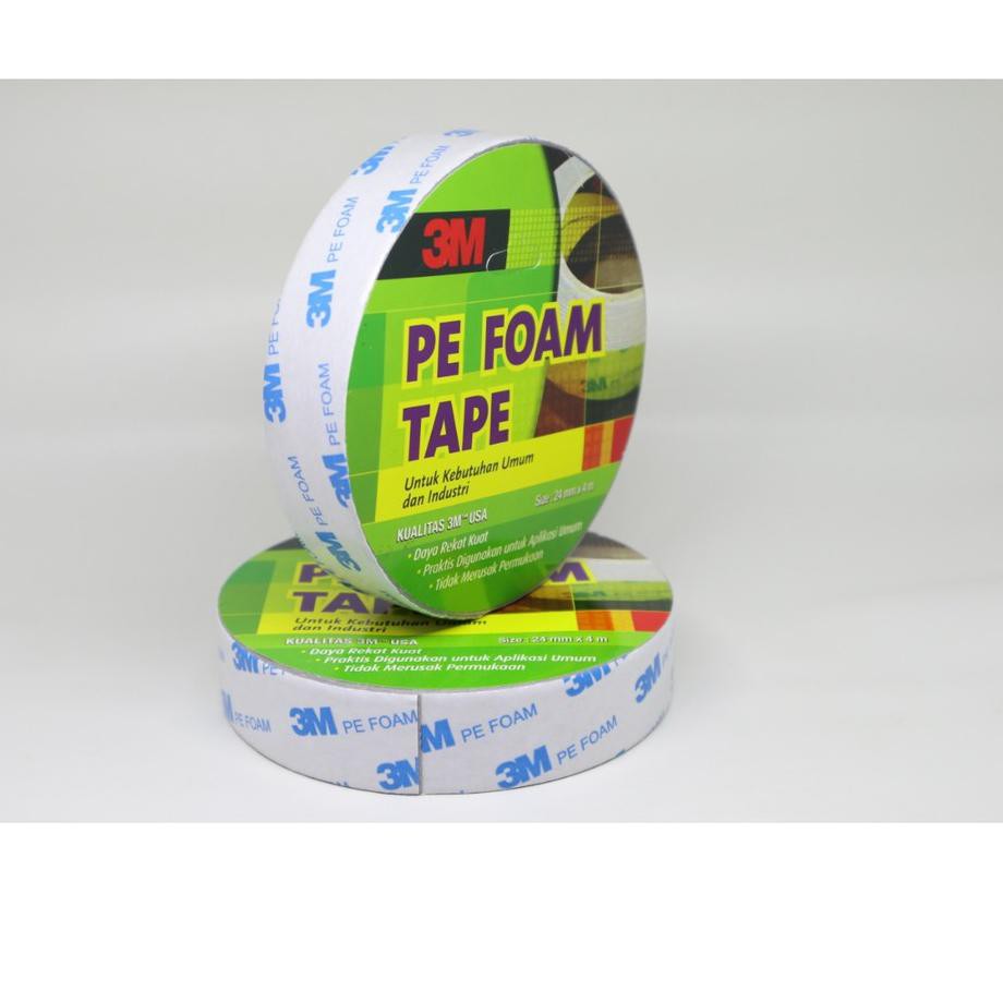 

RZD DOUBLE TAPE BUSA 3M Pe Foam Tape 24mm x 4M ORIGINAL Terkini