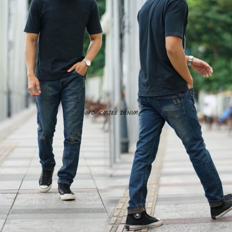celana jeans denim premium untuk cowo
