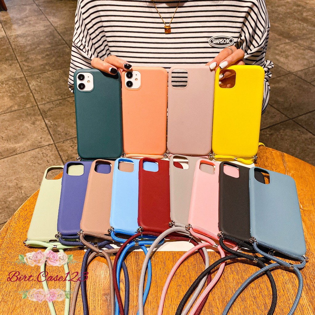 Softcase Slingcase Tali Lanyard Candy Vivo Y19 U3 Y53 Y55 BC1787