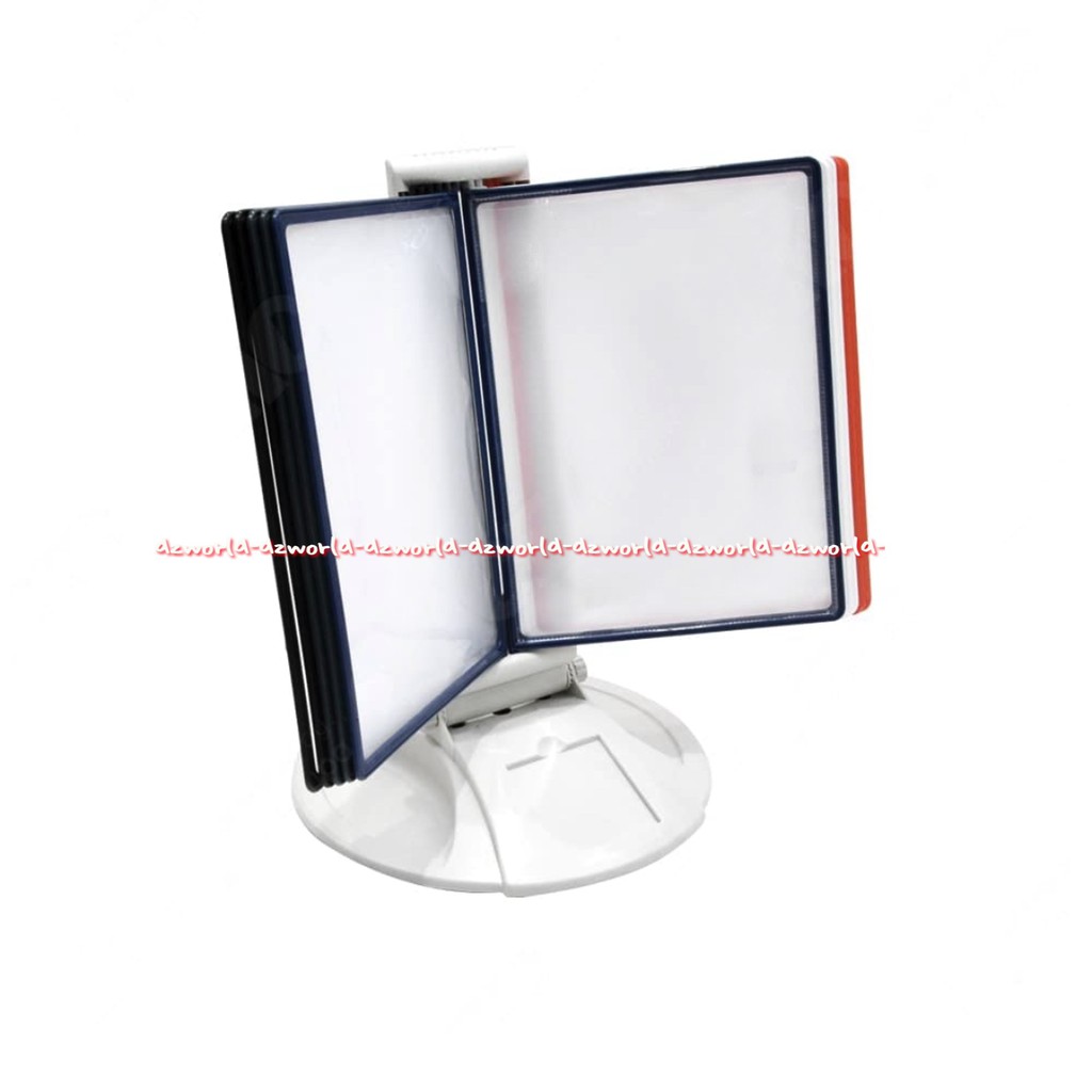 Rotary Reading Stand A4 Size With 10panels Stand Brosur Putar