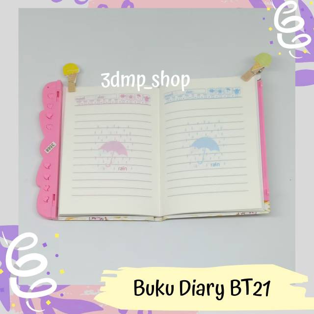 buku diary bt21 kpop