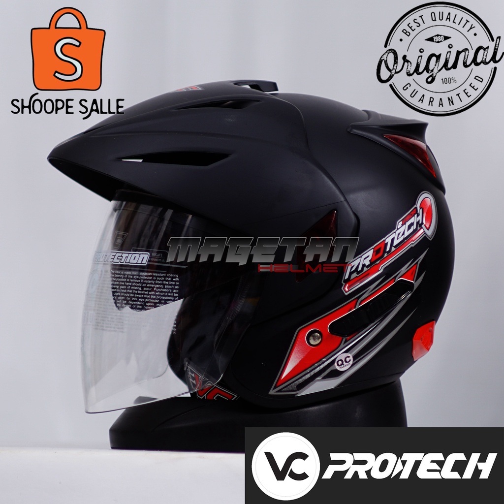 HELM DOUBLE KACA I HELM VC PROTECK ONK I ONK PROTECK I HELM 2 KACA