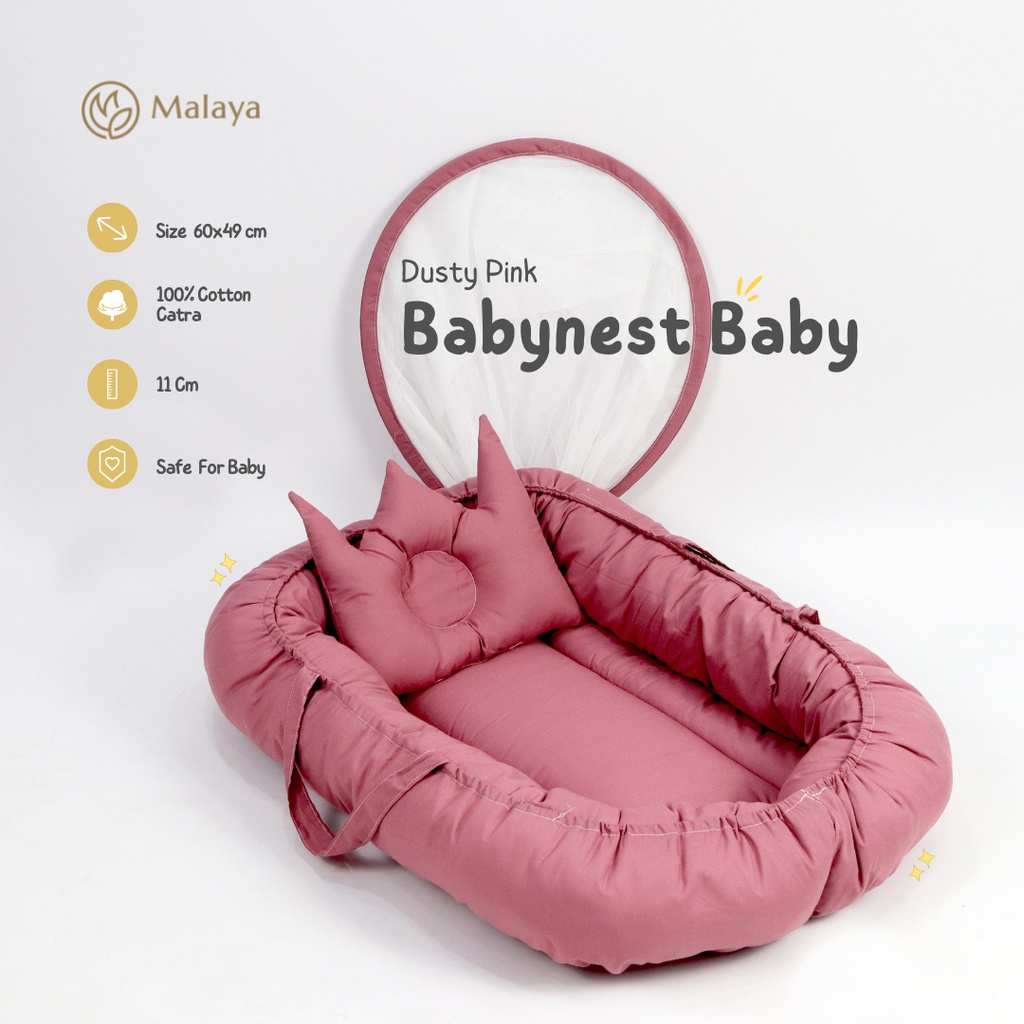 KASUR BAYI BABYNEST / KASUR BAYI KELAMBU / TEMPAT TIDUR BAYI BARU LAHIR / KASUR BABY NEST / TEMPAT TIDUR BABY KELAMBU BY MALAYA BABY