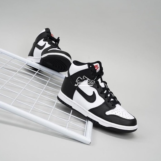 Dunk High Black White Panda Womens