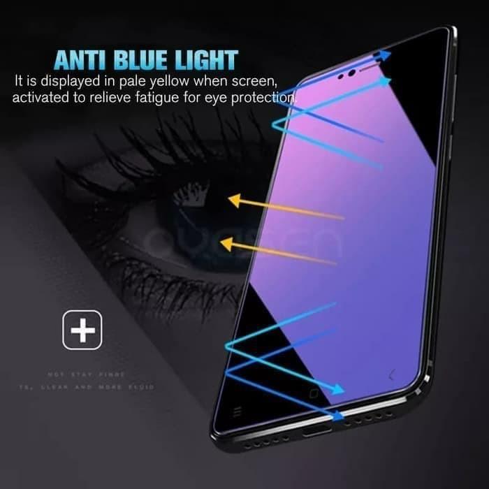 Tempered Glass Anti Blue For Redmi 12C 10C 10A 9C 9A - A1 A2 - Screen Guard Protector Blue