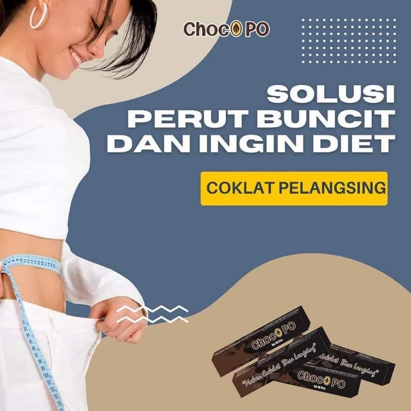 CHOCOPO COKLAT PELANGSING VIRAL / PELANGSING BADAN / MENURUNKAN BERAT BADAN /Coklat diet