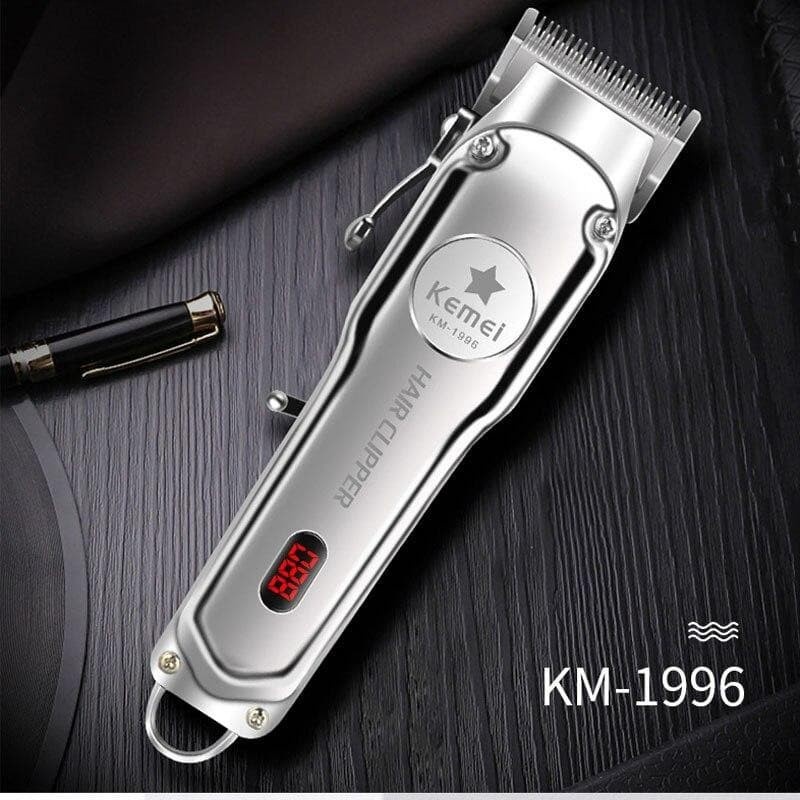 Kemei Hair Clipper KM-1996 Alat Cukur Rambut Elektrik Cordless Tanpa Kabel