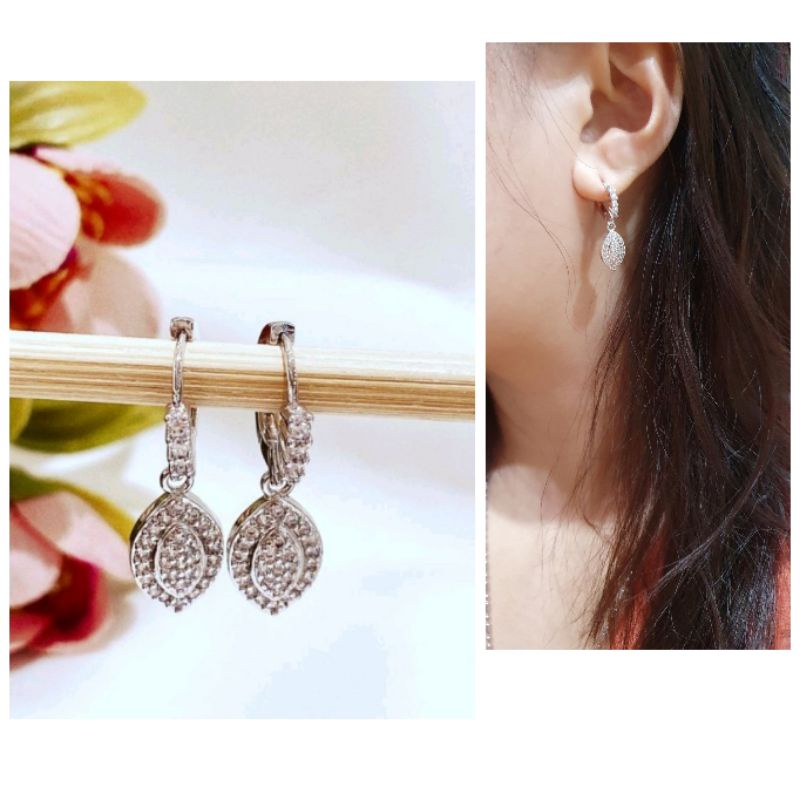 Anting silver925 perak anti karat anti alergi Earring Premium Quality