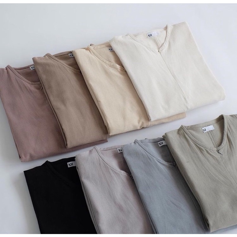 (READY) KHALEWALE BASIC LINEN DRESS