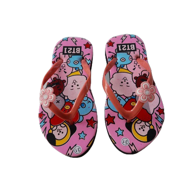 JB Sandal Anak Motif Bts21 Murah